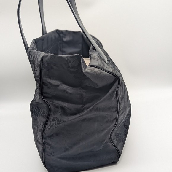 Chanel Travel Line Tote Bag – Black Nylon with Leather Trim - Picture 2 of 7